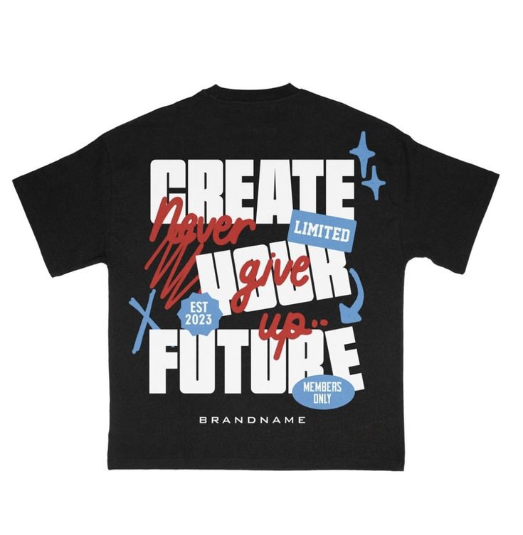 NGKLO Unstoppable Future Oversized T-Shirt